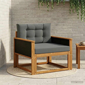 vidaXL Buiten Midden Sofa Massief Acaciahout Naturel