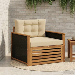 vidaXL Buiten Midden Sofa Massief Acaciahout Naturel