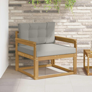 vidaXL Buiten Midden Sofa Polyester Wit