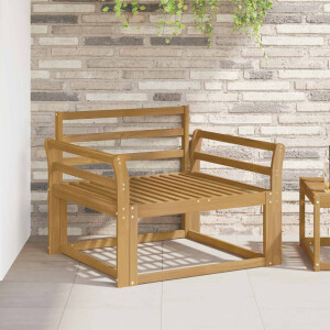 vidaXL Buiten Midden Sofa Massief Acaciahout Wit