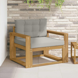 vidaXL Buiten Midden Sofa Polyester Wit