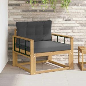 vidaXL Buiten Midden Sofa Polyester Wit