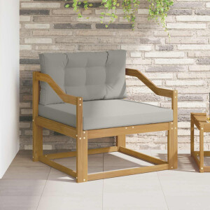 vidaXL Buiten Midden Sofa Polyester Wit