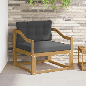 vidaXL Buiten Midden Sofa Polyester Wit