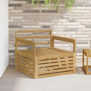 vidaXL Tuinbank Massief Acaciahout Wit