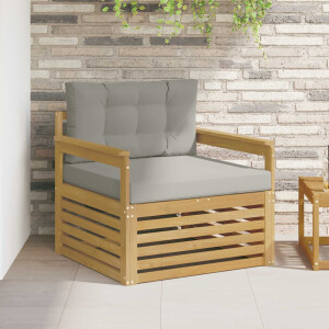 vidaXL Tuinbank Polyester Wit