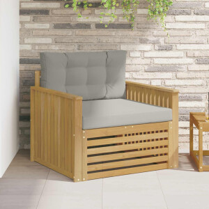 vidaXL Tuinbank Polyester Wit