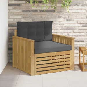 vidaXL Tuinbank Polyester Wit
