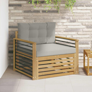 vidaXL Tuinbank Polyester Wit