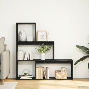 vidaXL Kamerscherm Boekenkast 123 x 29 x 123 cm Bewerkt hout