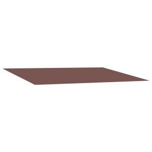 vidaXL Vervangingsdoek voor zonnescherm Bruin 450 × 300 cm Polyester