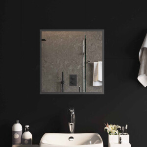 vidaXL LED Badkamer Spiegel Transparant 50 x 50 cm gehard glas