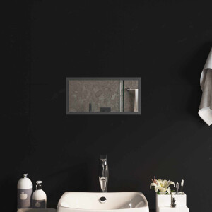 vidaXL LED Badkamer Spiegel Transparant 40 x 20 cm gehard glas