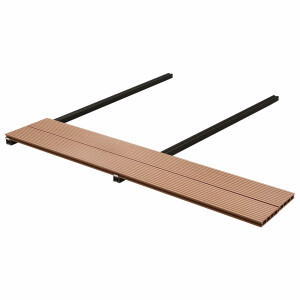 vidaXL Terrasplank 60 pcs Bruin WPC