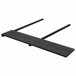 vidaXL Terrasplank 30 pcs Zwart WPC