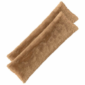 vidaXL Kussen met kussen HEERLEN Taupe 40 x 145 cm PV Fleece