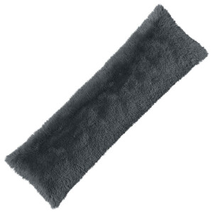 vidaXL Kussen met kussen HEERLEN Antraciet 40 x 145 cm PV Fleece
