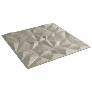 vidaXL Wandpanelen 48 pcs Amethist Beton 50 x 50 cm XPS Schuim