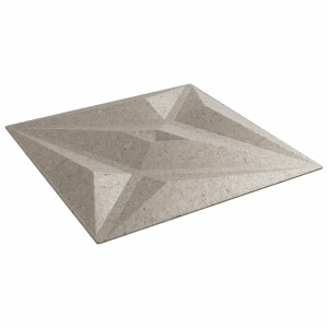 vidaXL Wandpanelen Ster 48 pcs Ster Beton 50 x 50 cm XPS Schuim