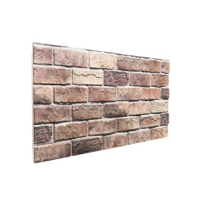 vidaXL Wandpanelen 10 pcs Bruin en Grijs 100 x 50 cm EPS-schuim