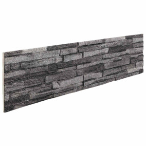 vidaXL Wandpanelen 10 pcs Antraciet 100 x 25 cm EPS-schuim