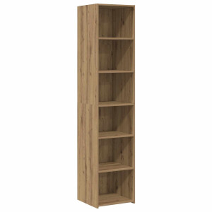 vidaXL Dressoir Artisanaal eiken 40 x 41 x 185 cm Bewerkt hout