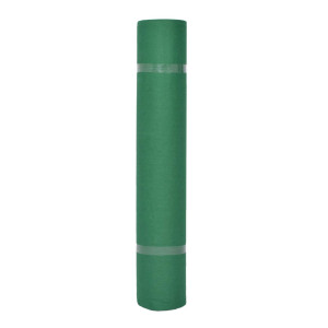 vidaXL Tapijt Effen Groen 1 x 24 m Stof