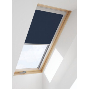 Contrio Verduisterend Rolgordijn voor VELUX Dakramen, P10, 410, 3, *Donkerblauw*