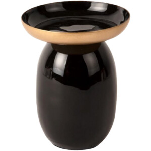 Present Time - Houder voor stompkaarsen 'Mila' - Maat L (Zwart)