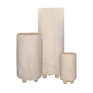 Set van 3 vazen Maricaro papier-maché | Pomax