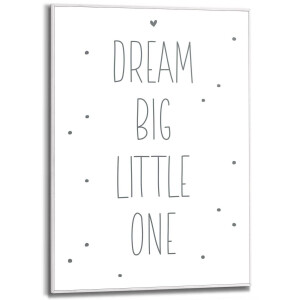 Schilderij Dream big little one - 70 x 50 - Hout - REINDERS