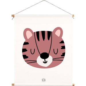 label2x Textielposter kids tijger