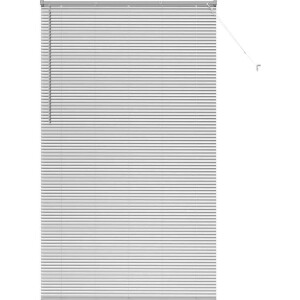 vidaXL - Venetiaanse - jaloezie - zilver - 220 - x - 135 - cm - 25 - mm - Aluminium
