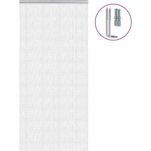 vidaXL - Vliegengordijn - kettingen - 100x200 - cm - aluminium