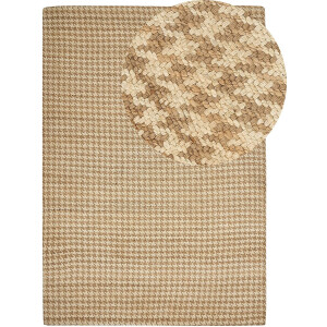 BELIANI ARAPTEPE - Laagpolig vloerkleed - Beige - 160 x 230 cm - Jute