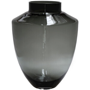Vaas Tugela M | Grijs - Grey | Mondgeblazen Glas | Ø28 x H36 cm