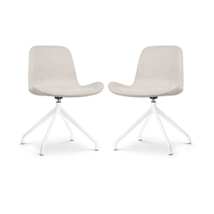 Set van 2 eetkamerstoelen Nola-Fé draaibaar | Nolon