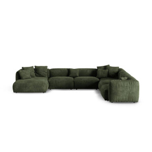Modulaire hoekbank Martina rechts velvet | Micadoni Home