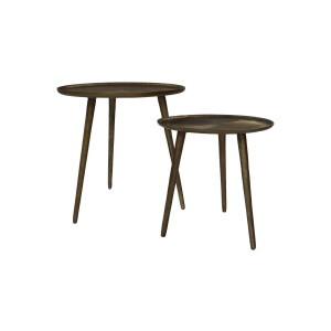 Set van 2 ronde bijzettafels Ella | HSM Collection