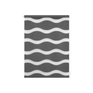 Lichtblick Duo rolgordijn (Antraciet, 45 x 150 cm)