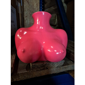 Housevitamin vaas Breasts roze 17 cm
