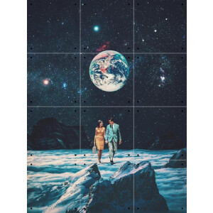 IXXI I promise you will be back soon, Frank Moth - 60 x 80 cm - Gratis ophangtool - Grote wanddecoratie en posters - Collage, Surrealisme, Digitale