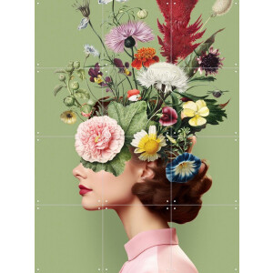 IXXI Silly Summer Things, Marja van den Hurk - 60 x 80 cm - Gratis ophangtool - Grote wanddecoratie en posters - Grafisch Ontwerp, Collage