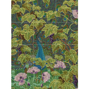 IXXI Vineyard, Walter Crane & Victoria and Albert Museum - 60 x 80 cm - Gratis ophangtool - Grote wanddecoratie en posters - Kleurrijk, Klassiek