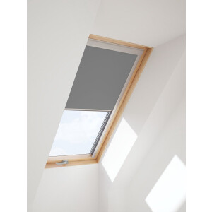Contrio verduisterende rolgordijn voor Velux ® dakraam - GGL - SK08 Grijs (114x140)