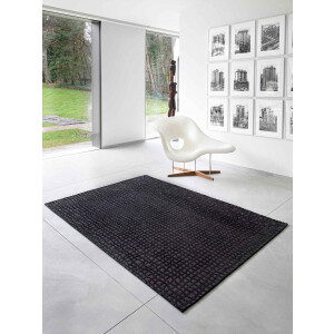 Louis de Poortere - Vloerkleed Louis de Poortere Trammel Structures 9247 Oppian Black Vloerkleed - 170x240  -  -  Tapijt -  -