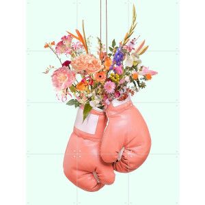 IXXI Flower Power, Paul Fuentes - 60 x 80 cm - Gratis ophangtool - Grote wanddecoratie en posters - Kleurrijk, Fotografie, Pop art, Gemengde