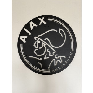 Ajax-Wanddecoratie Voetbal-Ajax Wanddecoratie-Ajax Muurdecoratie-Muurdecoratie metaal-Wanddecoratie Metaal-Ajax Logo-Amsterdam-Voetbal fan