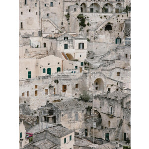 IXXI Ancient City in Italy, Photolovers - 60 x 80 cm - Gratis ophangtool - Grote wanddecoratie en posters - Fotografie, Woonkamer, Gang, Stad