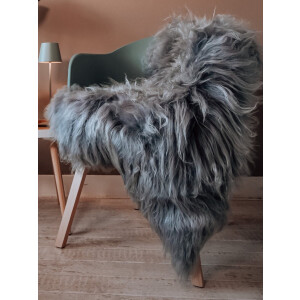 IJslands Grijze Schapenvacht - S (95cm) - 100% Echt Schapenvel - Schapenvacht.SHOP®